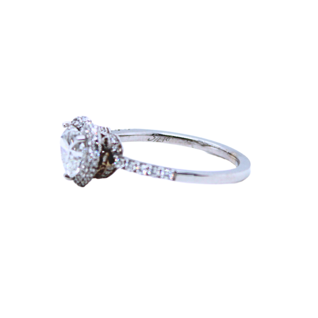 Heart Diamond Ring with GIA