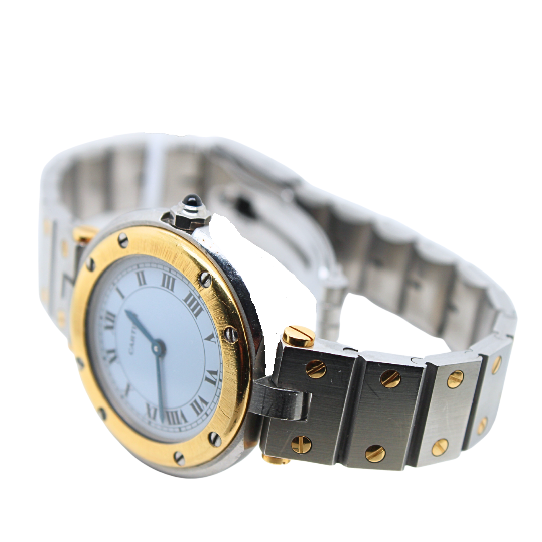 Cartier Santos Ronde Stainless Steel Watch