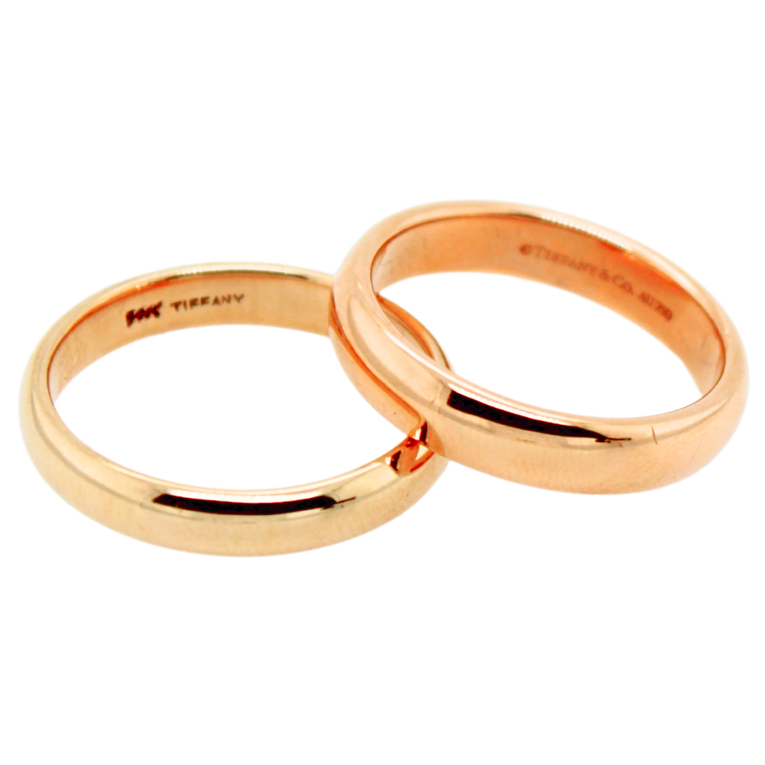 Tiffany and Co. 18k Rose Gold Wedding Band