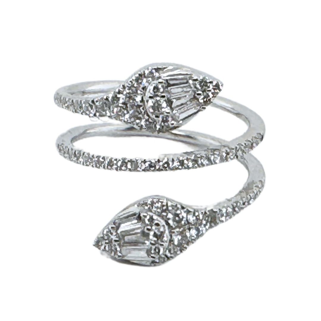 18k White Gold Diamond Fashion Ring 0.75CTW