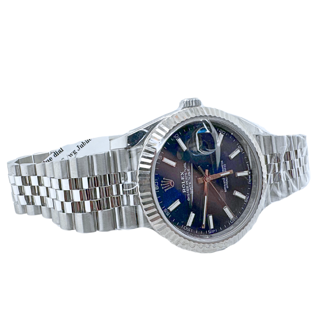 Rolex Datejust 126334 Stainless Steel Blue Dial Jubilee