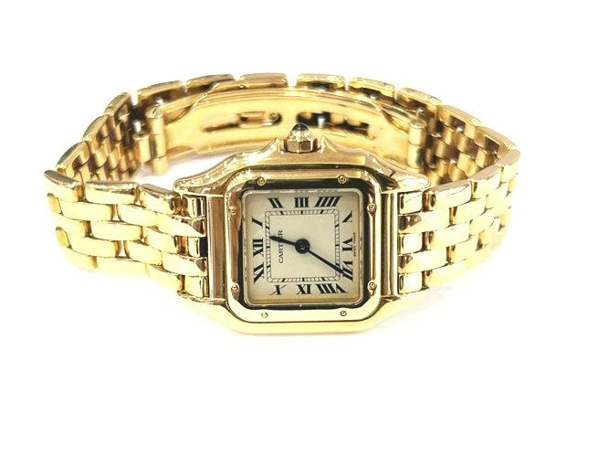 Cartier Panthere' De Cartier 18K Yellow Gold 22MM Quartz Watch W/Box 866911