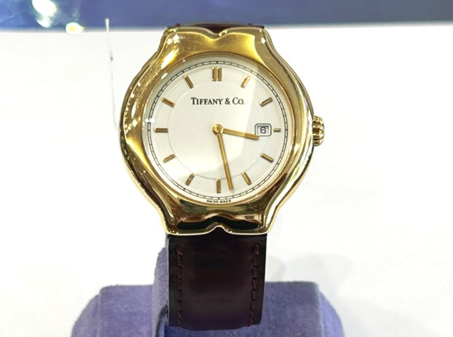 Tiffany & Company Tesoro 18K Yellow Gold Unisex Watch M0130