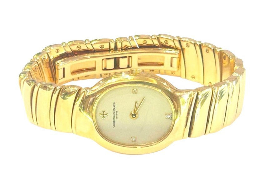 Vacheron & Constantin 18K Yellow Gold Quartz Watch 27536