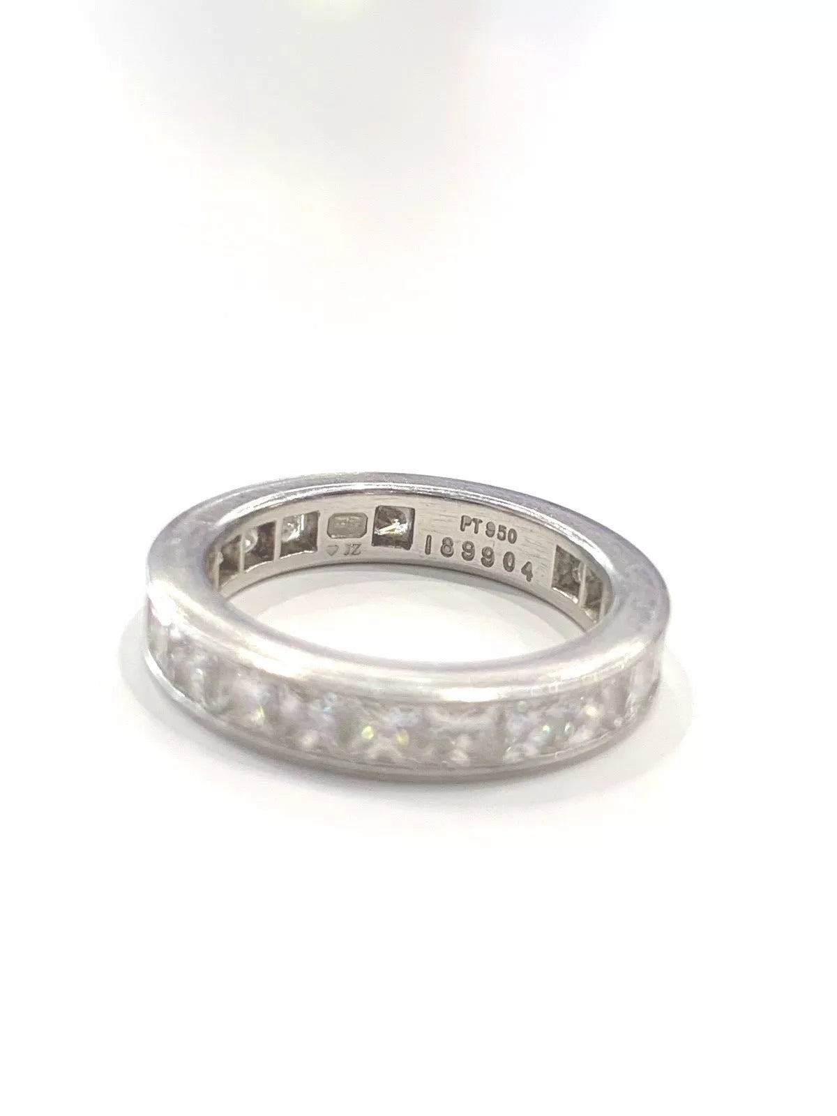 Harry Winston Platinum & Princess Cut Diamond Eternity Band 2.30 Cts.