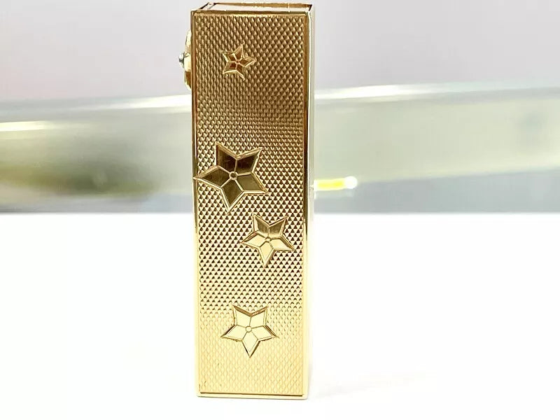 Van Cleef & Arpels 14K Yellow Gold Diamond & Sapphire Original Lipstick Case