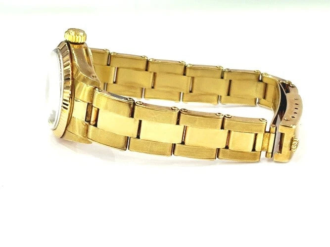 Rolex 14K Yellow Gold Oyster Perpetual Tiffany & Company Dial W/Box 6719