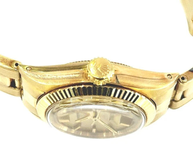 Rolex 14K Yellow Gold Oyster Perpetual Tiffany & Company Dial W/Box 6719