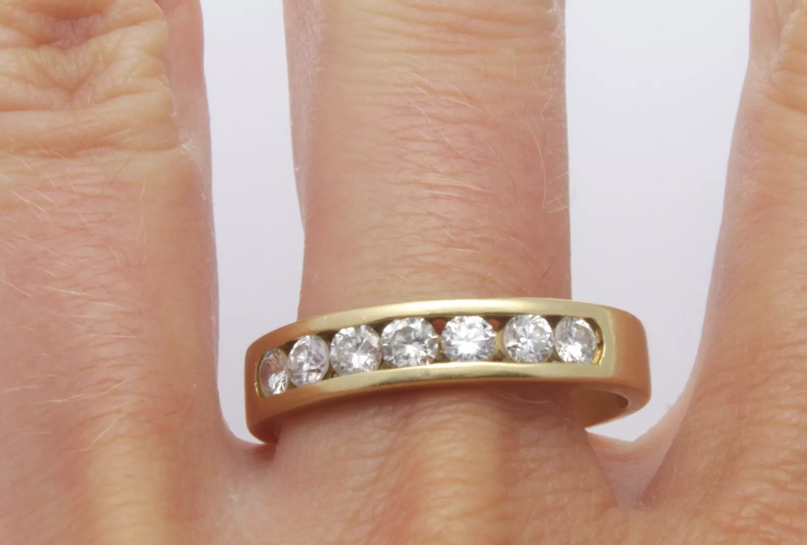 14K Yellow Gold & Diamond Ring Band 1.00 Cts.