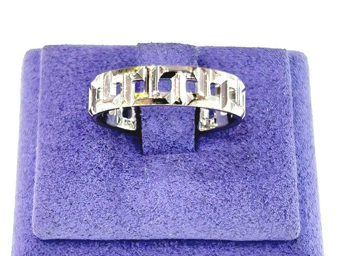 Tiffany & Company 18K White Gold Tiffany T True Wide Ring 5.90 Grams