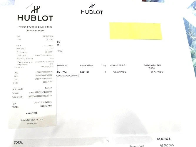 Hublot 18K Rose Gold Big Bang Unico King Gold Pave' 44MM 421.OX.1180.RX.1704 B&P