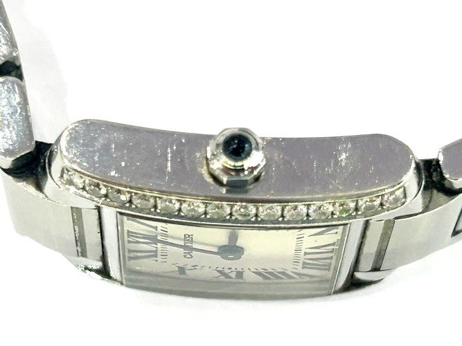Cartier Tank Francaise Stainless Steel Ladies Watch 2384
