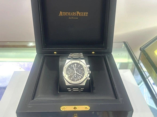 Audemar Piguet Royal Oak Chronograph Stainless Steel Gray Dial 2580ST 39MM W/Box
