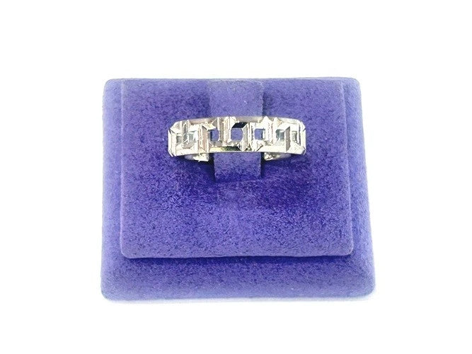 Tiffany & Company 18K White Gold Tiffany T True Wide Ring 5.90 Grams