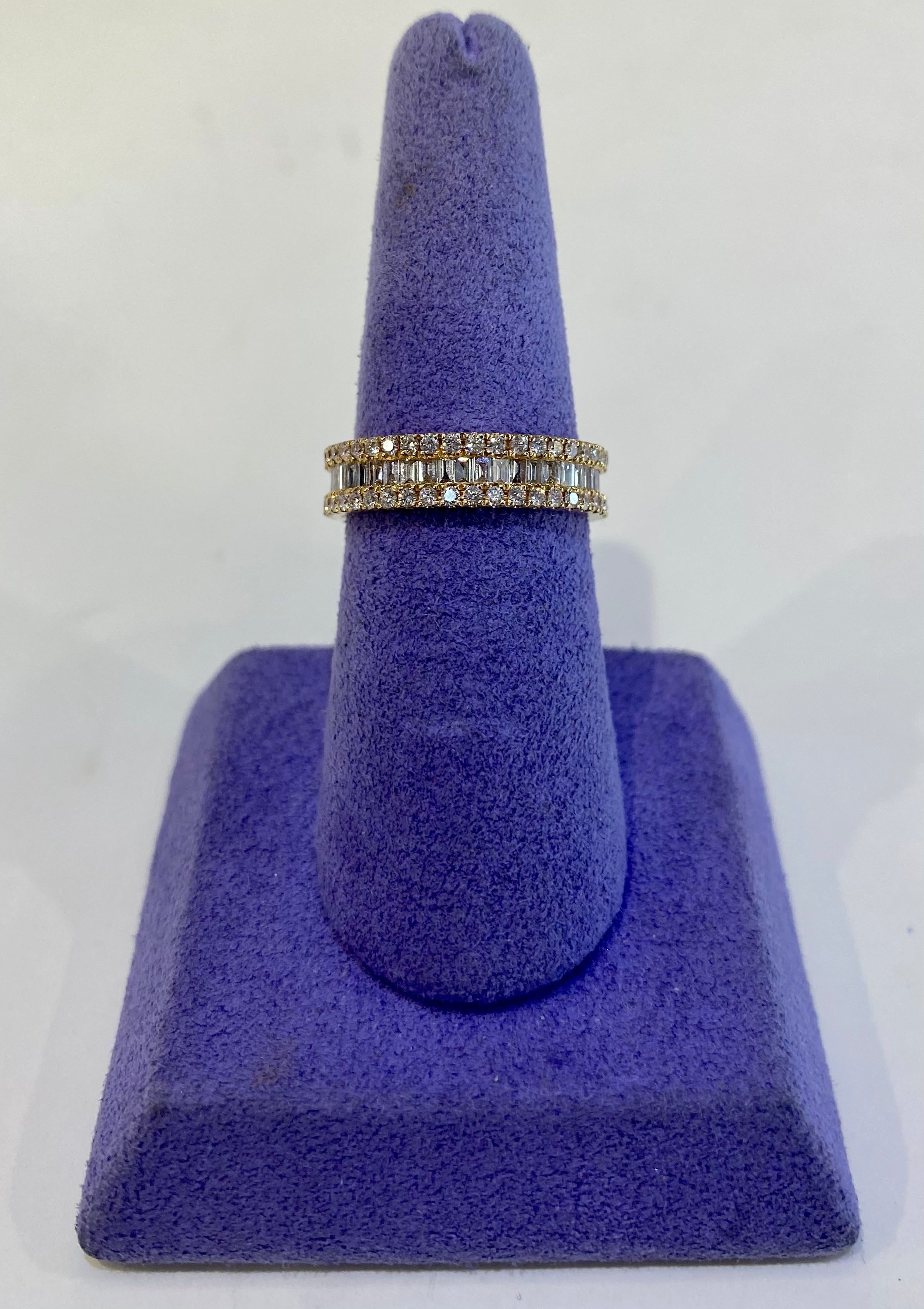 18K YELLOW GOLD FASHION RING