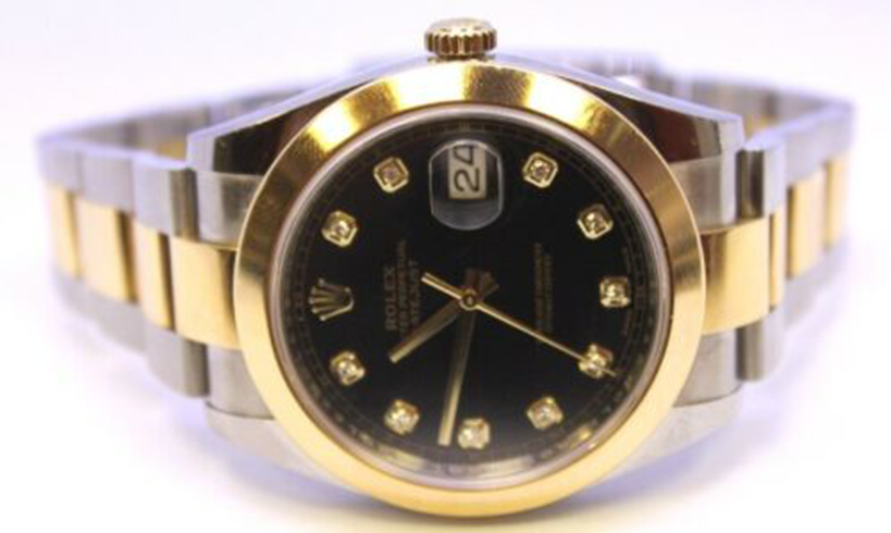 Rolex Datejust II with Original Black Diamond Dial 126303