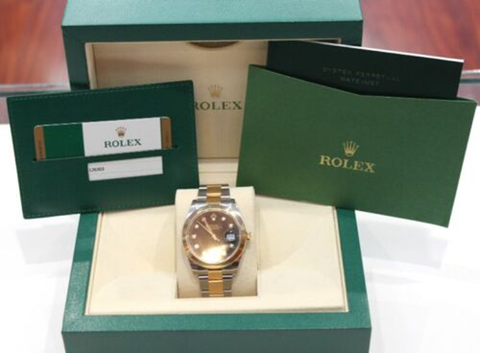 Rolex Datejust II with Original Black Diamond Dial 126303