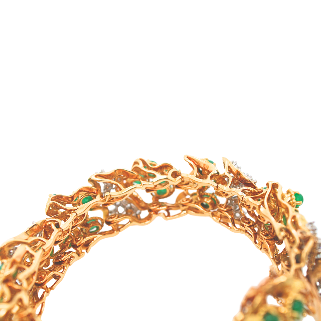 18K Yellow Gold French Bracelet