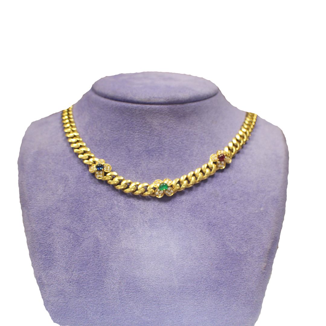 vintage bvlgari chain necklace