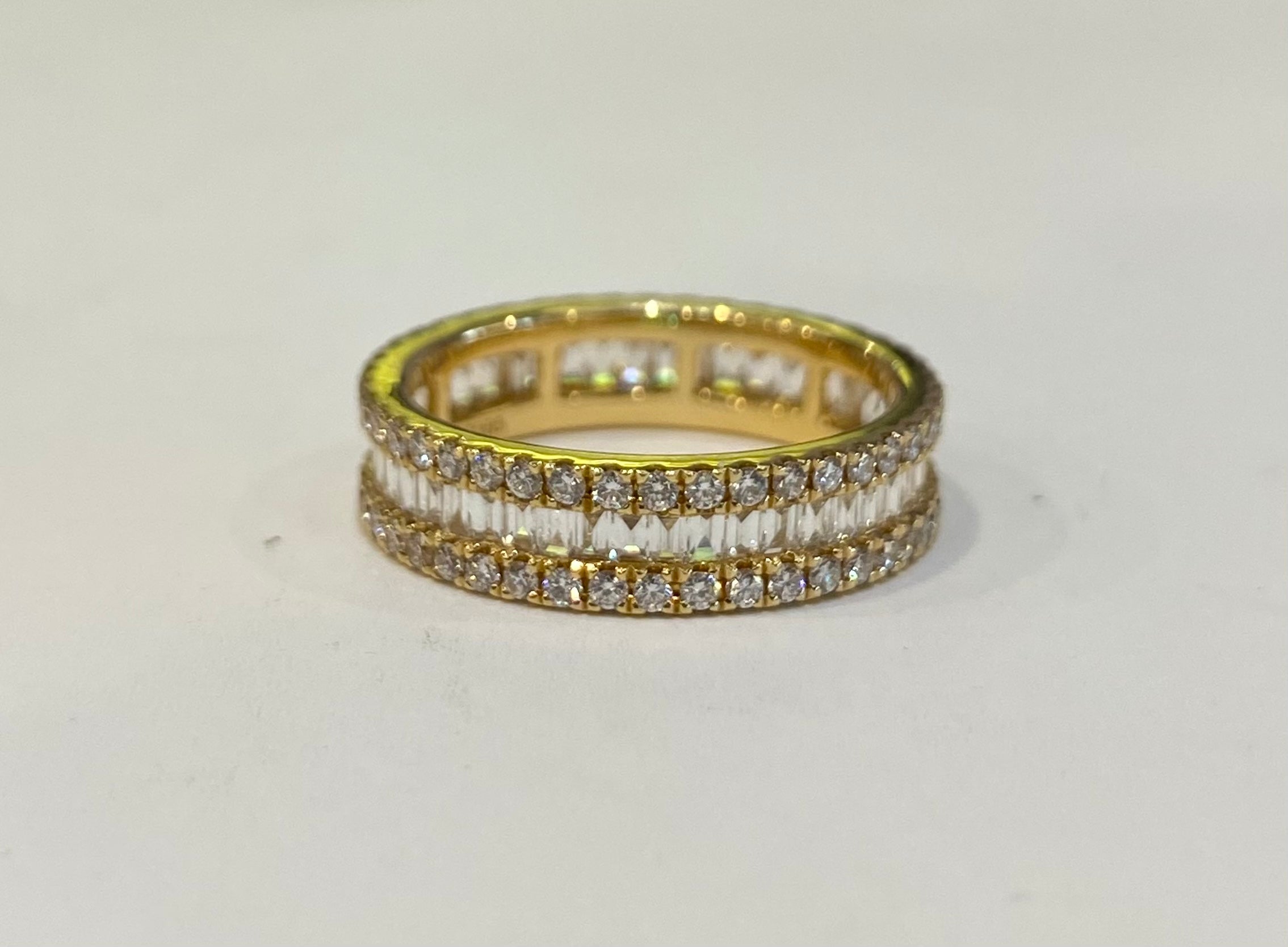 18K YELLOW GOLD FASHION RING