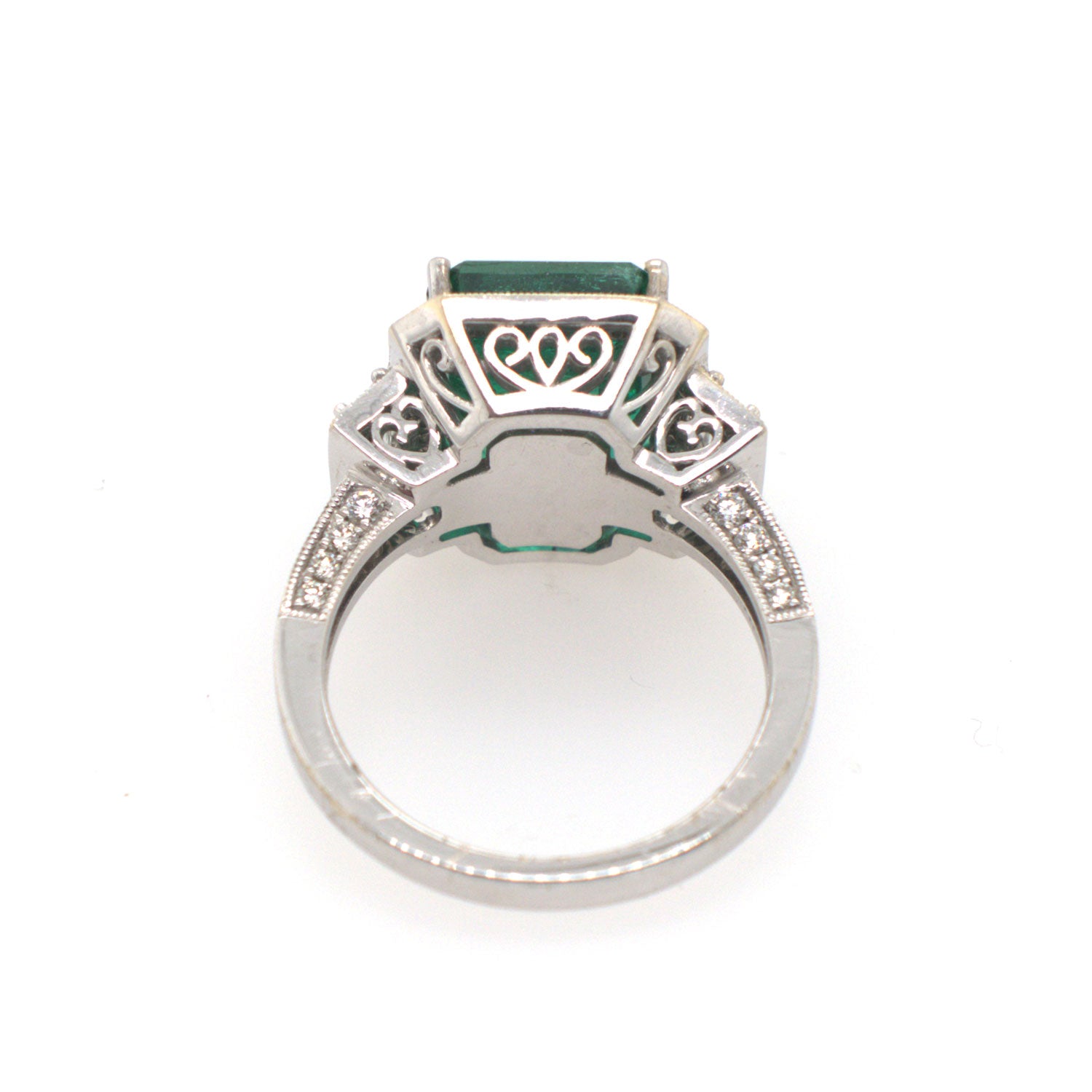 6.63CTW Emerald Diamond Ring, GIA Certified