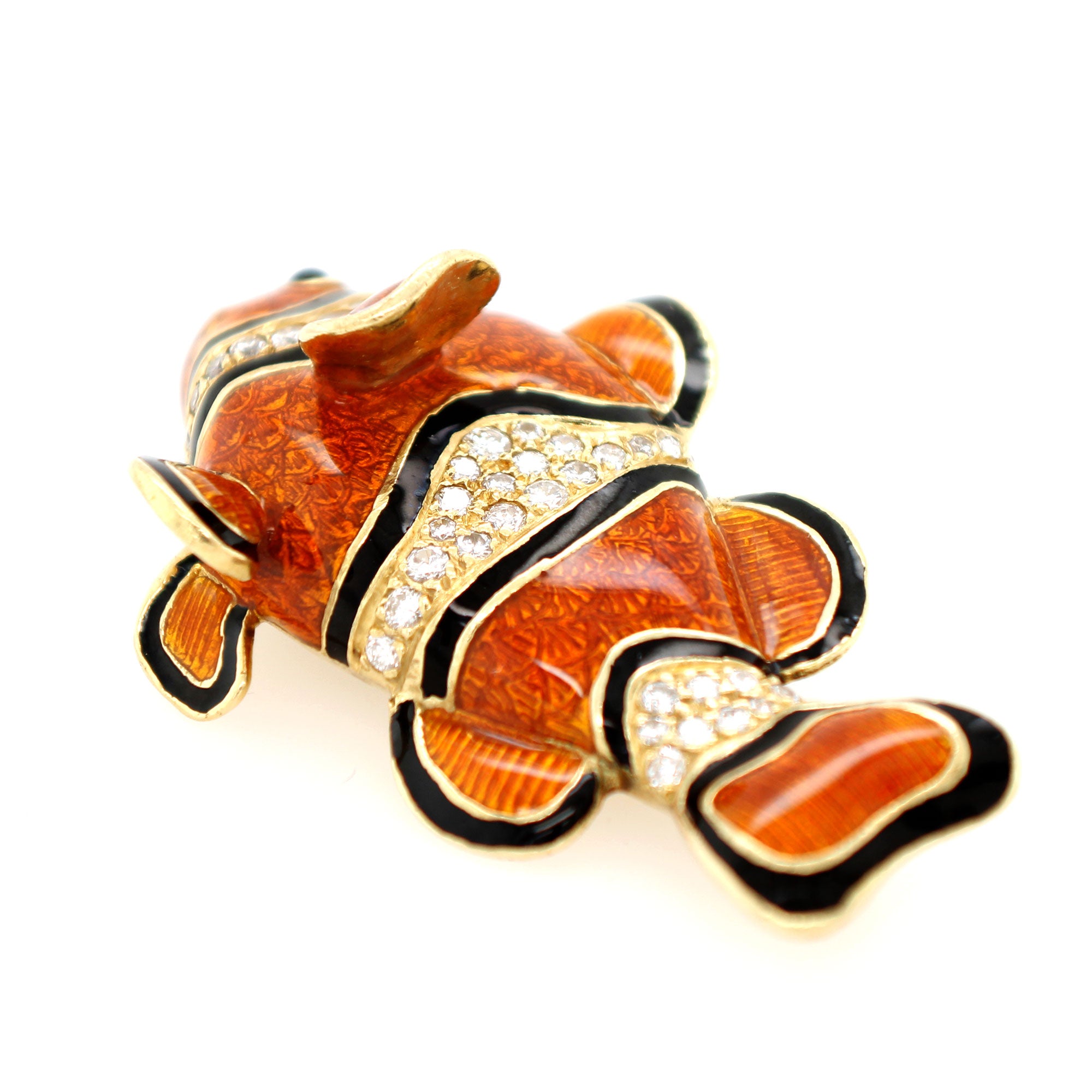 Finding Nemo Collection Kaston's Fish Art Brooch Clown Fish