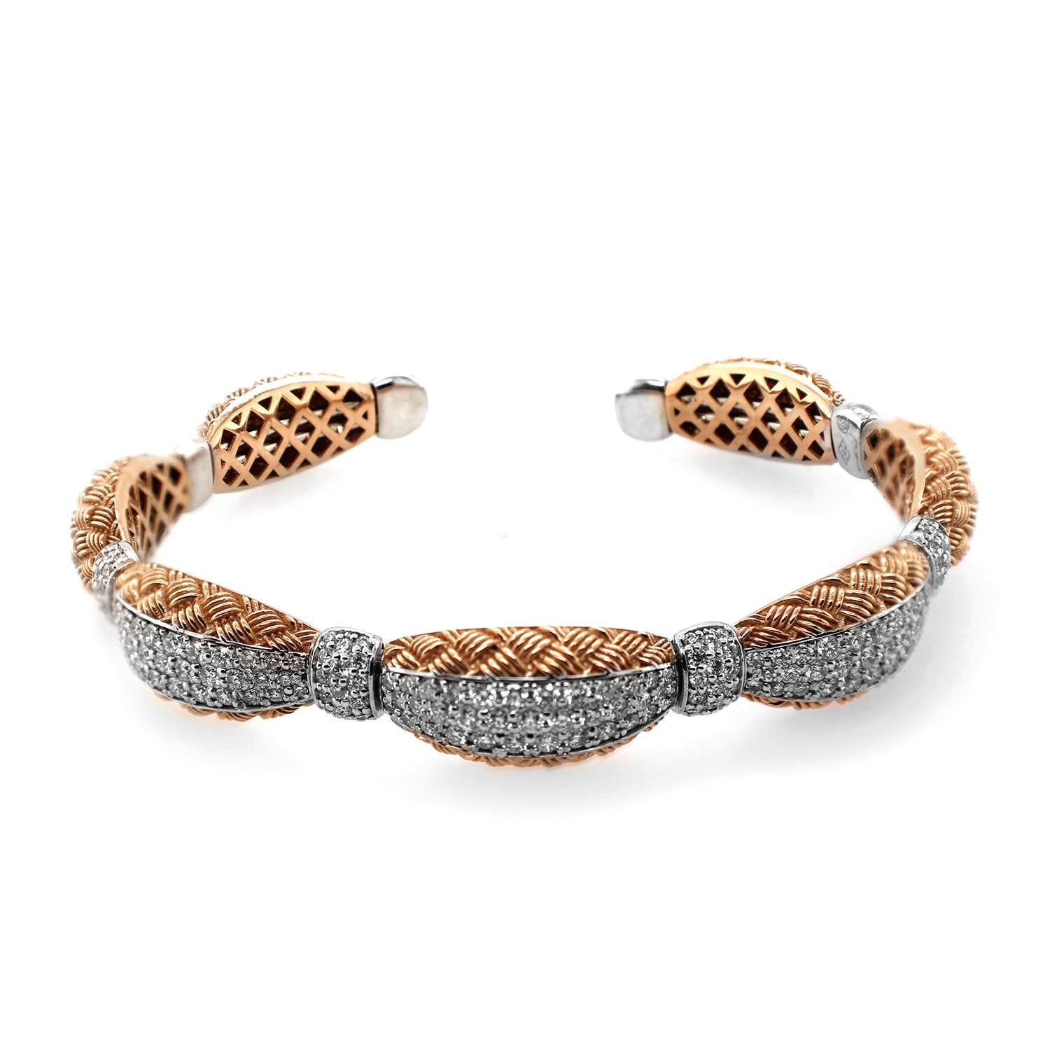 Diamond Gold Bangle