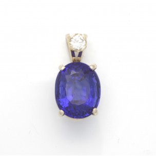 14KYG TANZANITE PENDANT