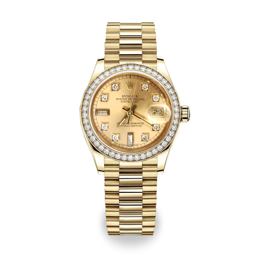 Rolex Lady President In 18K Yellow Gold