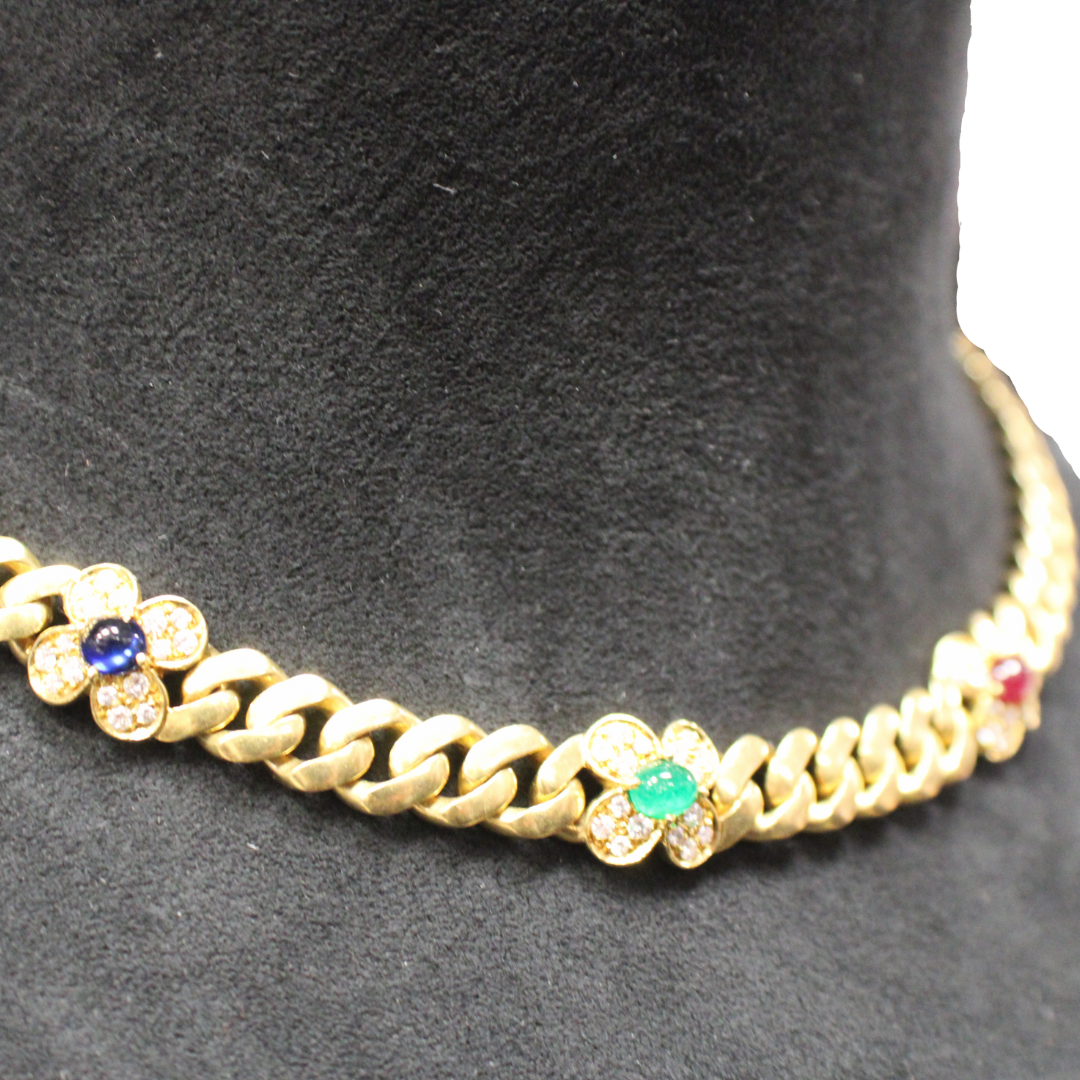 vintage bvlgari chain necklace